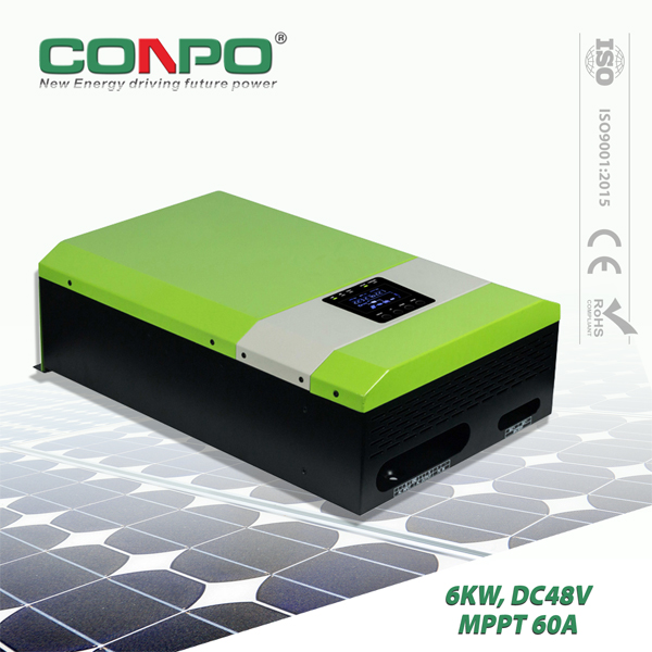 6000W, DC48V, MPPT30A, AC230V, Hybrid Solar Inverter